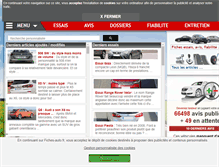 Tablet Screenshot of fiches-auto.fr